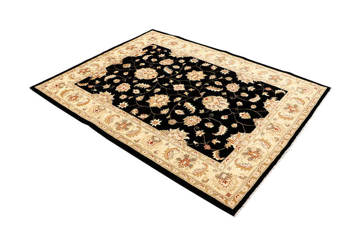 Black Oushak 5' x 6' 6 - No. 62850