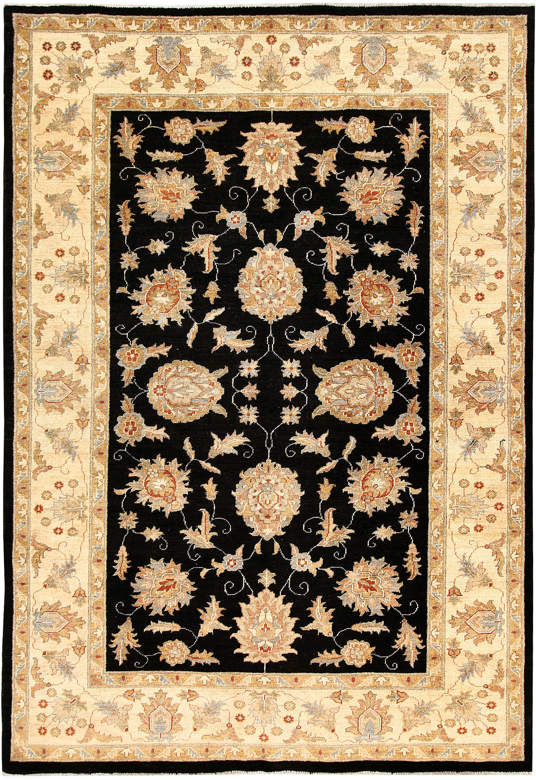 Black Oushak 5' 11 x 8' 8 - No. 62853 - ALRUG Rug Store