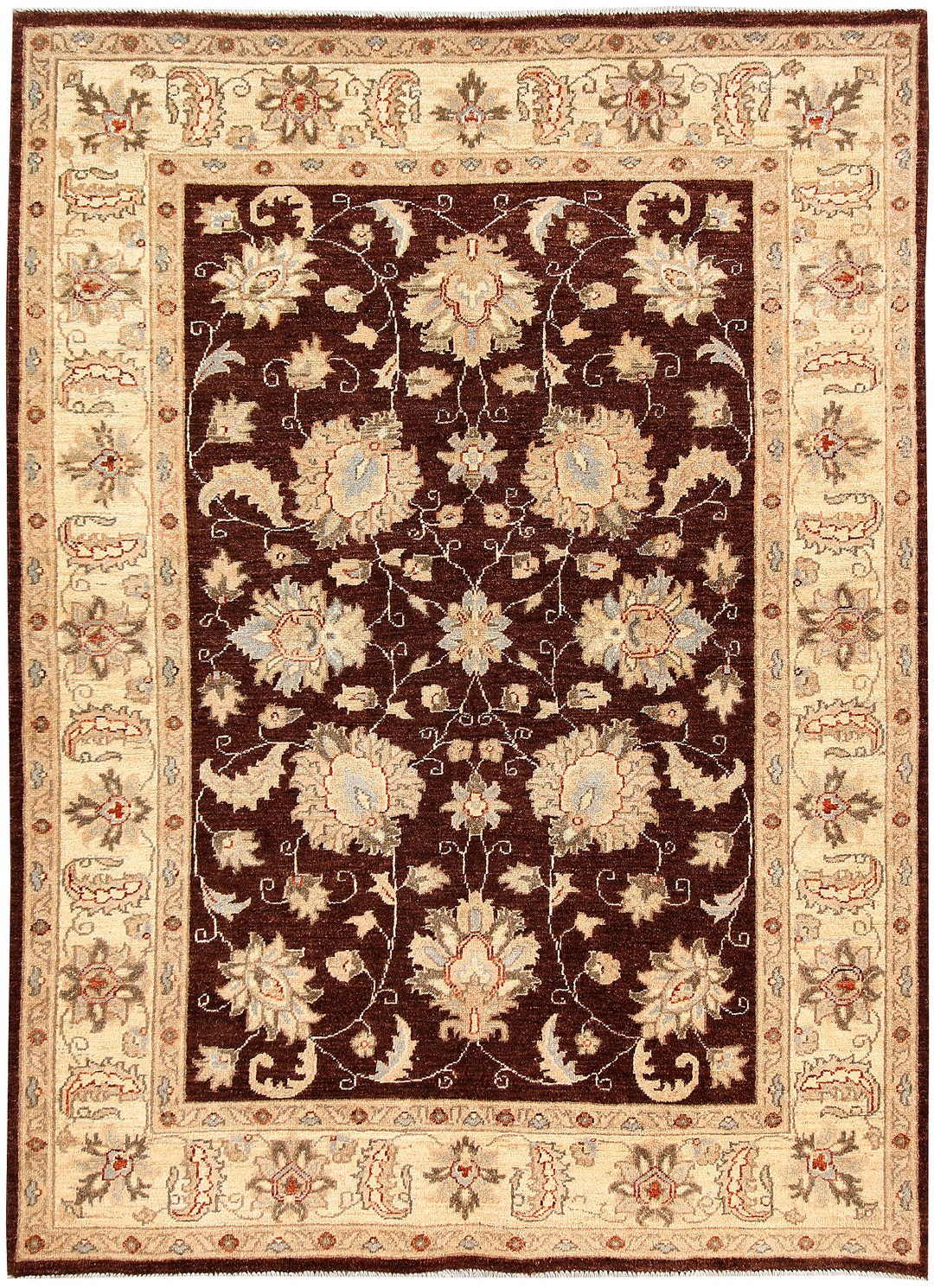 Maroon Oushak 5' x 6' 10 - No. 62856 - ALRUG Rug Store