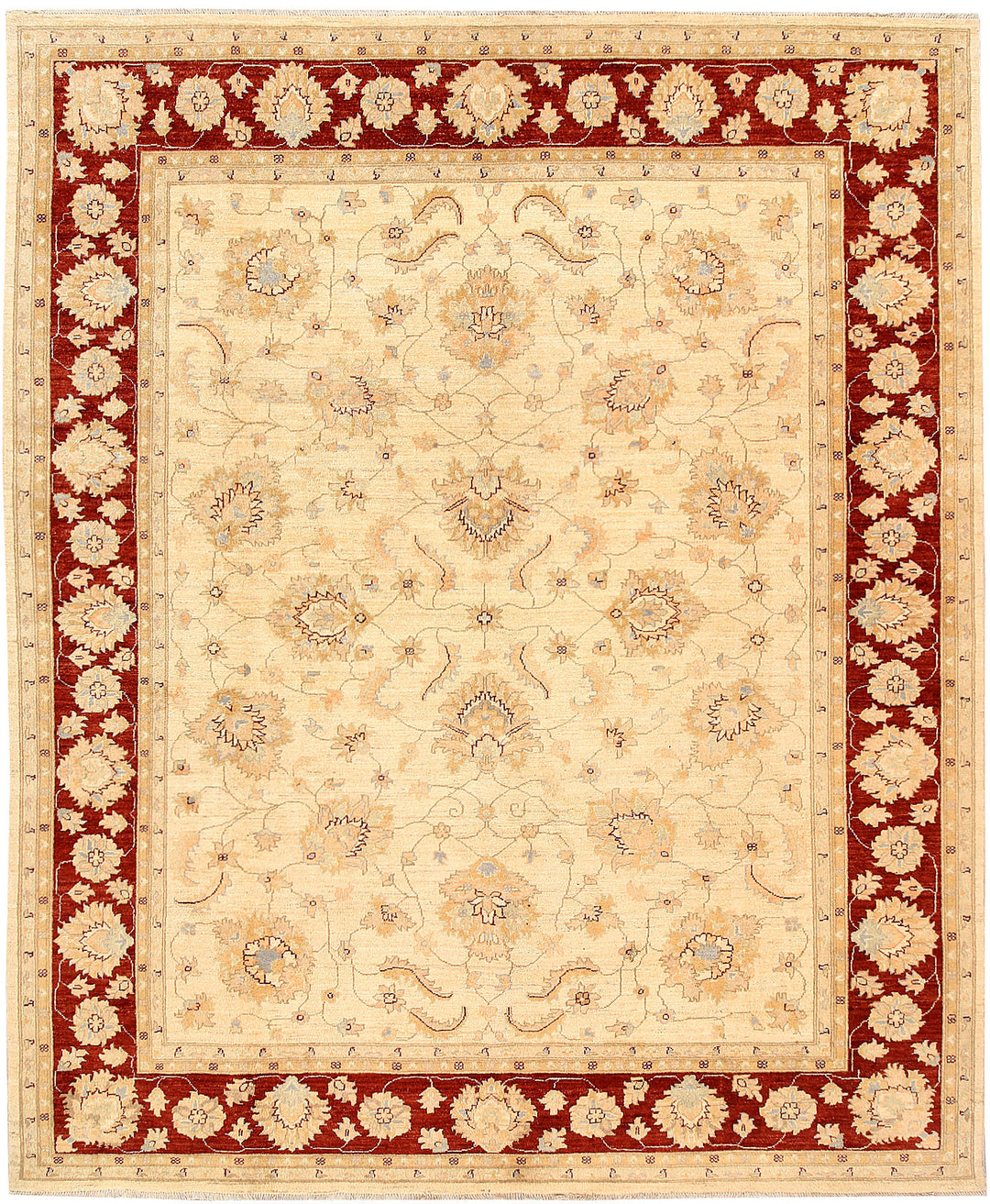Bisque Oushak 7' 11 x 9' 8 - No. 62862 - ALRUG Rug Store
