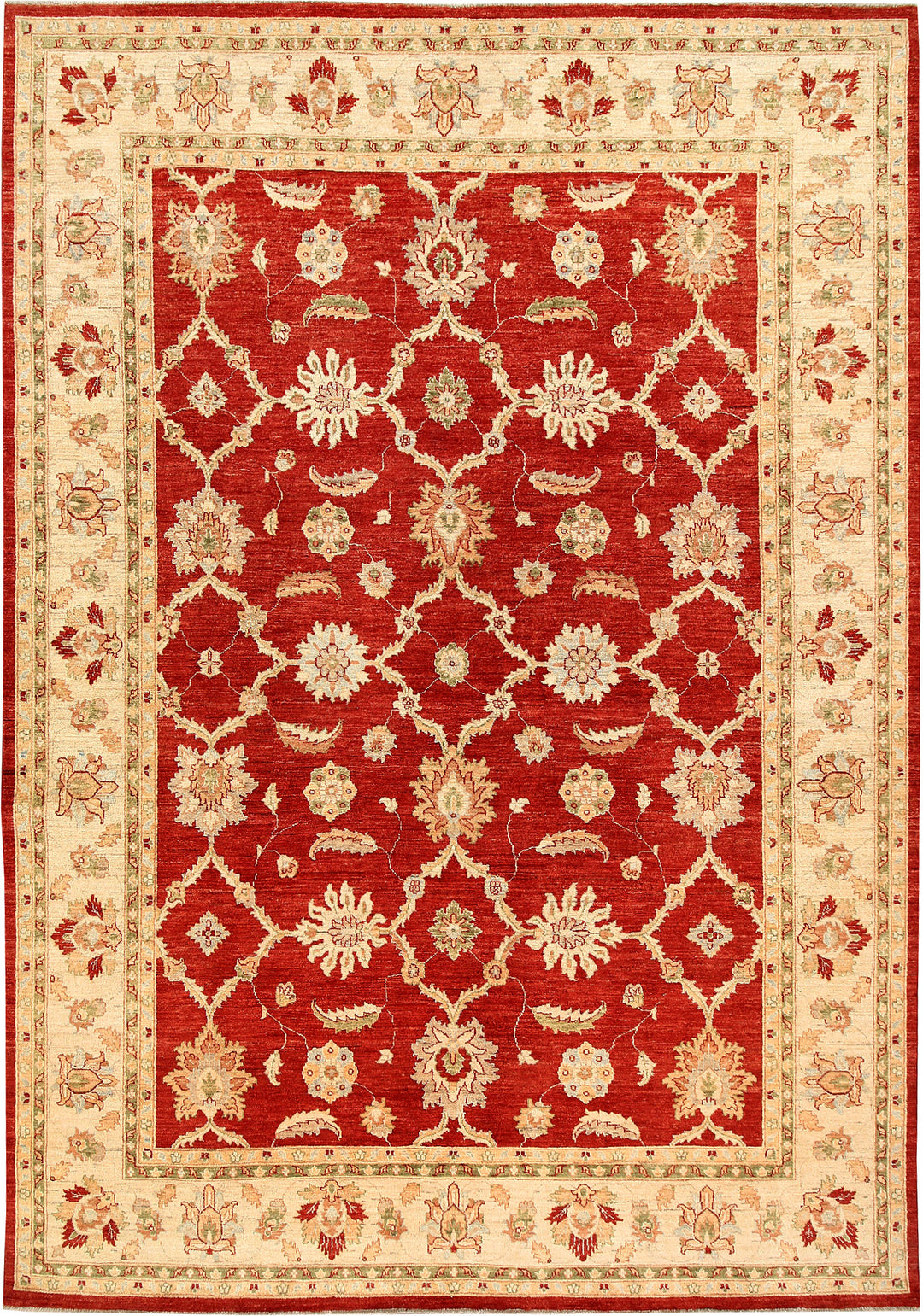 Bisque Oushak 8' 1 x 11' 9 - No. 62869 - ALRUG Rug Store