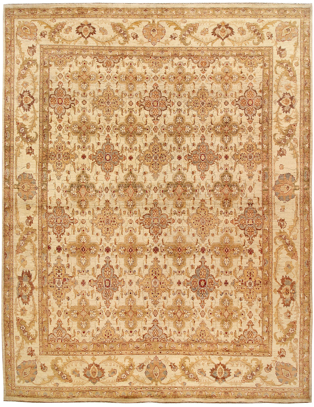 Bisque Oushak 9' 7 x 11' 11 - No. 62870 - ALRUG Rug Store