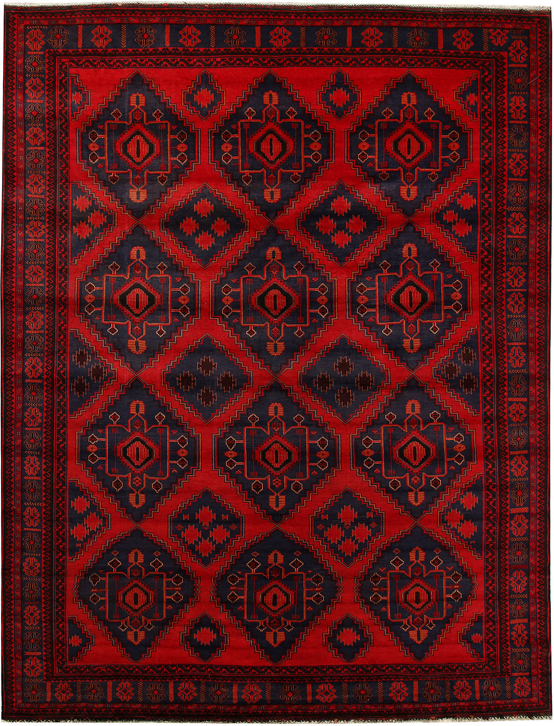 Firebrick Baluchi 10' 1 x 13' 3 - No. 62881 - ALRUG Rug Store