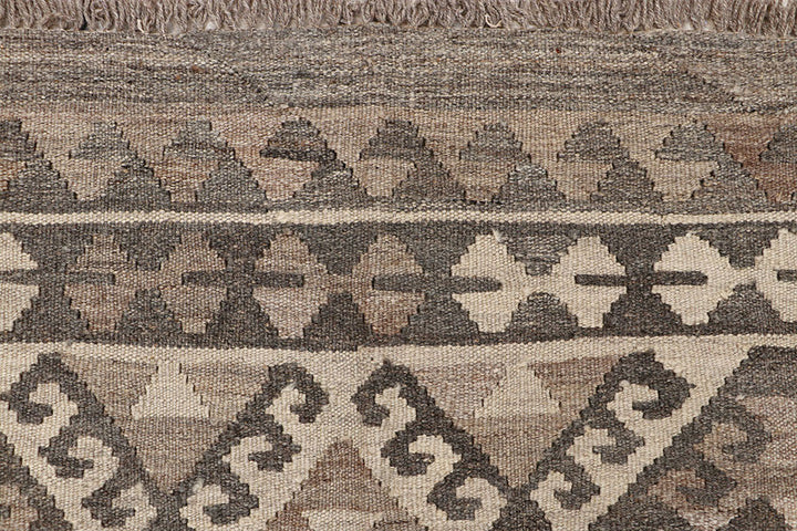 Light Grey Kilim 4' 1 x 5' 9 - No. 62930