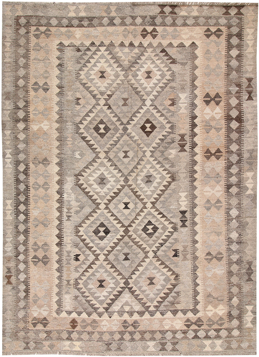 Silver Kilim 5' 9 x 8' 1 - No. 62949 - ALRUG Rug Store