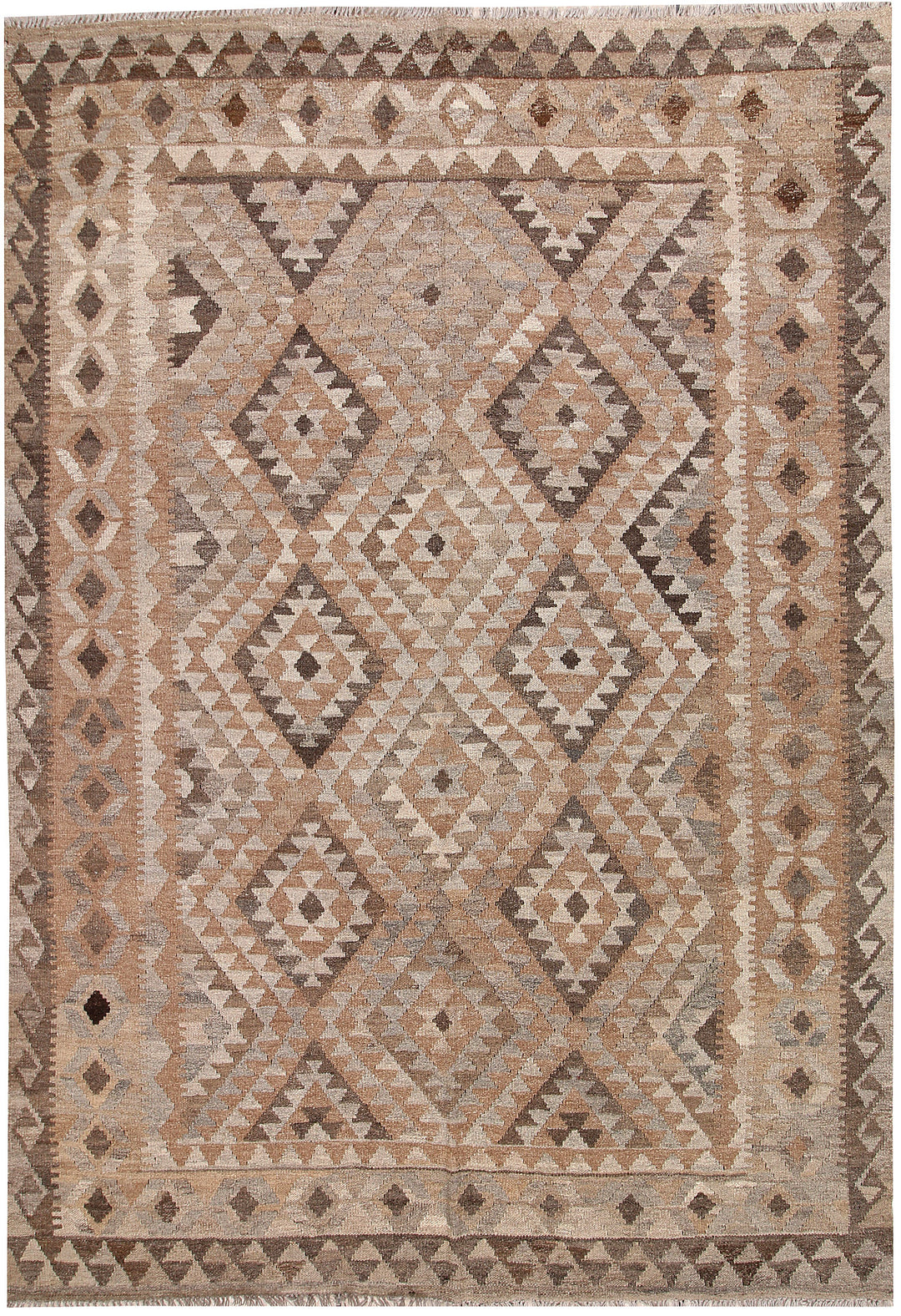 Silver Kilim 5' 9 x 8' 4 - No. 62950 - ALRUG Rug Store