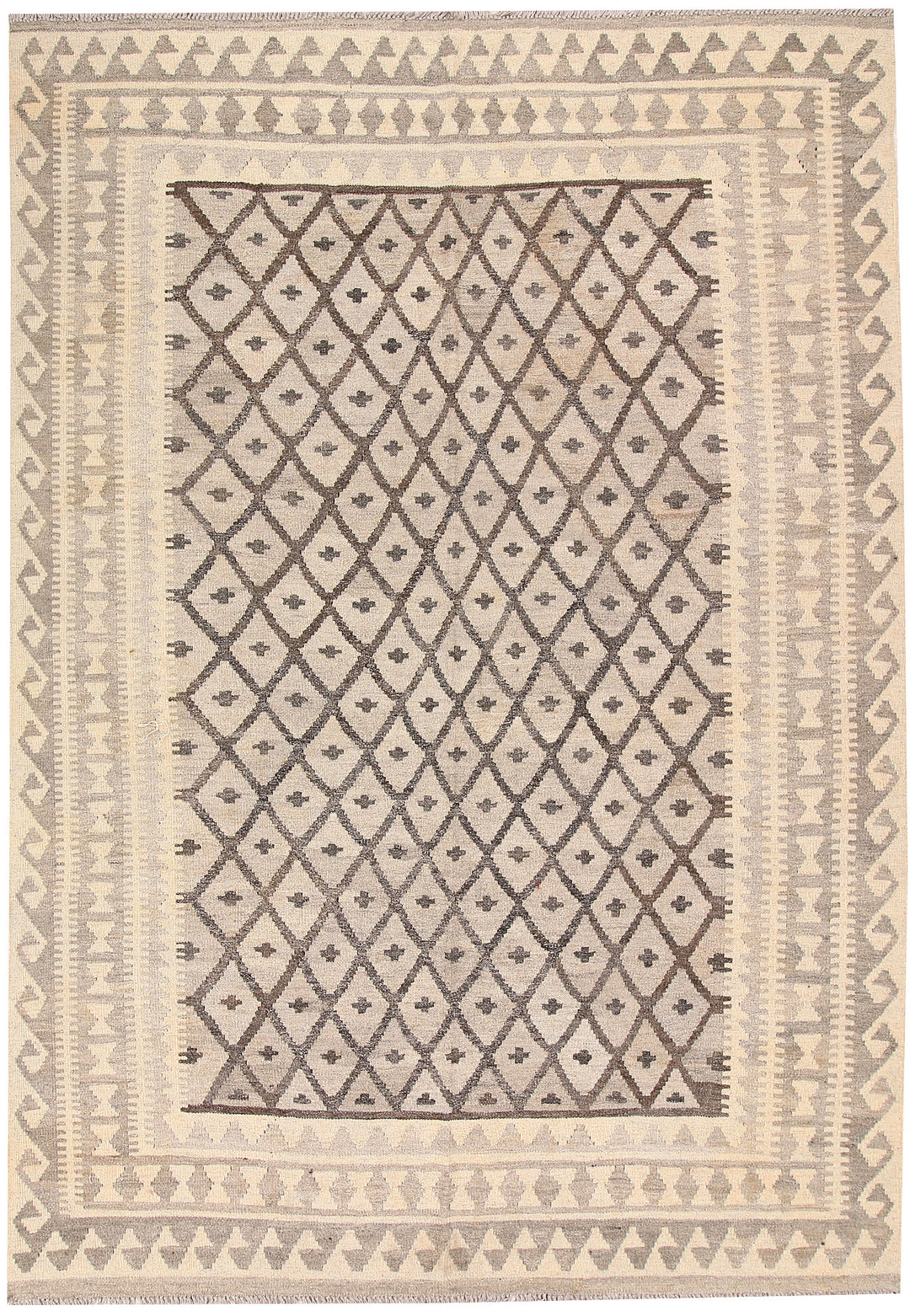 Silver Kilim 5' 9 x 8' - No. 62952 - ALRUG Rug Store