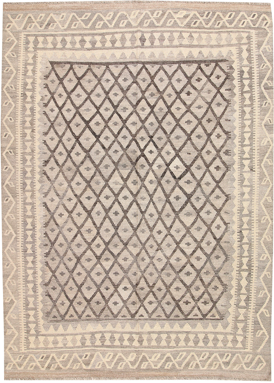 Silver Kilim 6' 1 x 8' - No. 62966 - ALRUG Rug Store