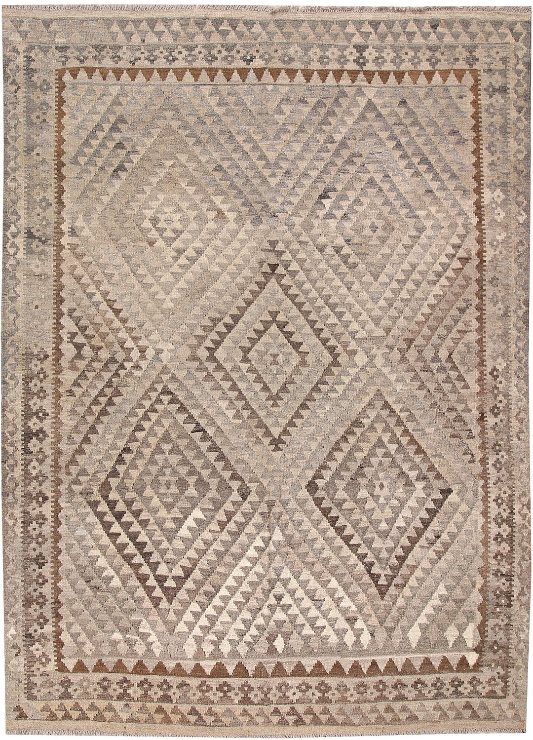 Silver Kilim 5' 11 x 8' 3 - No. 62972 - ALRUG Rug Store