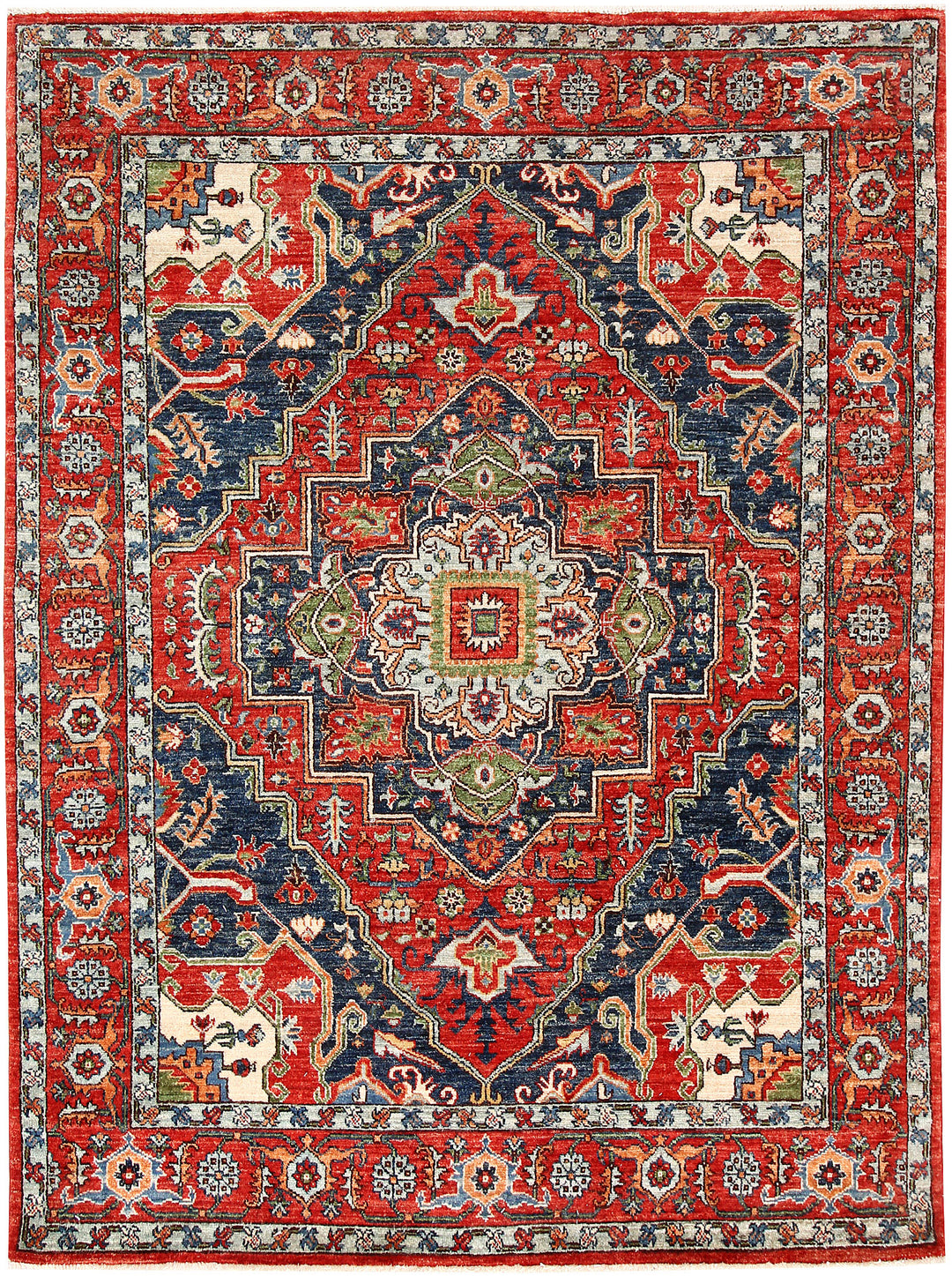 Dark Blue Serapi 4' 11 x 6' 2 - No. 63029 - ALRUG Rug Store