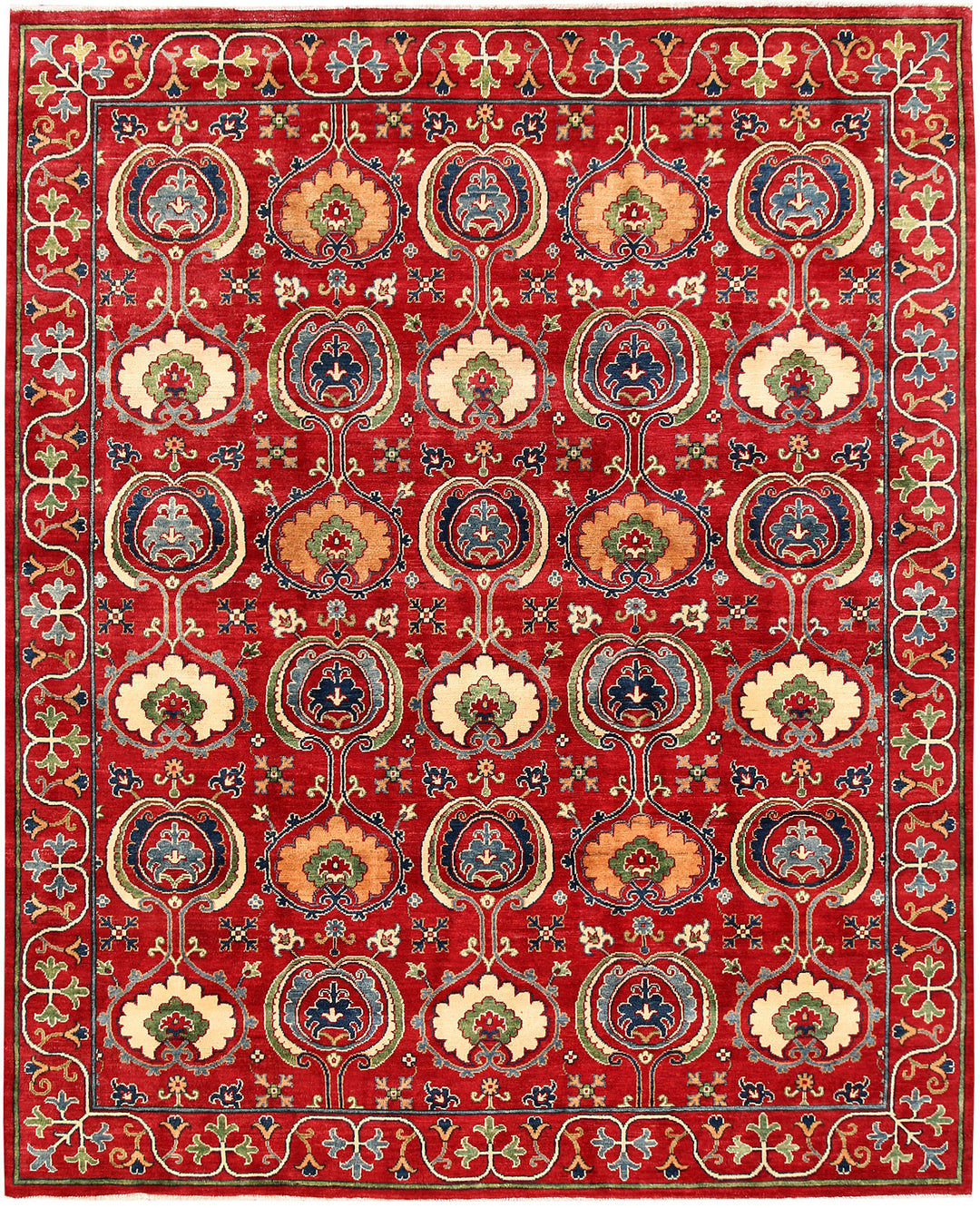 Firebrick Kazak 7' 10 x 9' 7 - No. 63046 - ALRUG Rug Store