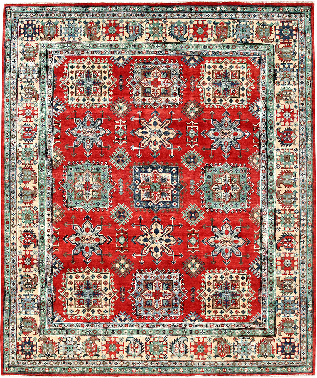 Firebrick Kazak 8' 1 x 9' 6 - No. 63052 - ALRUG Rug Store