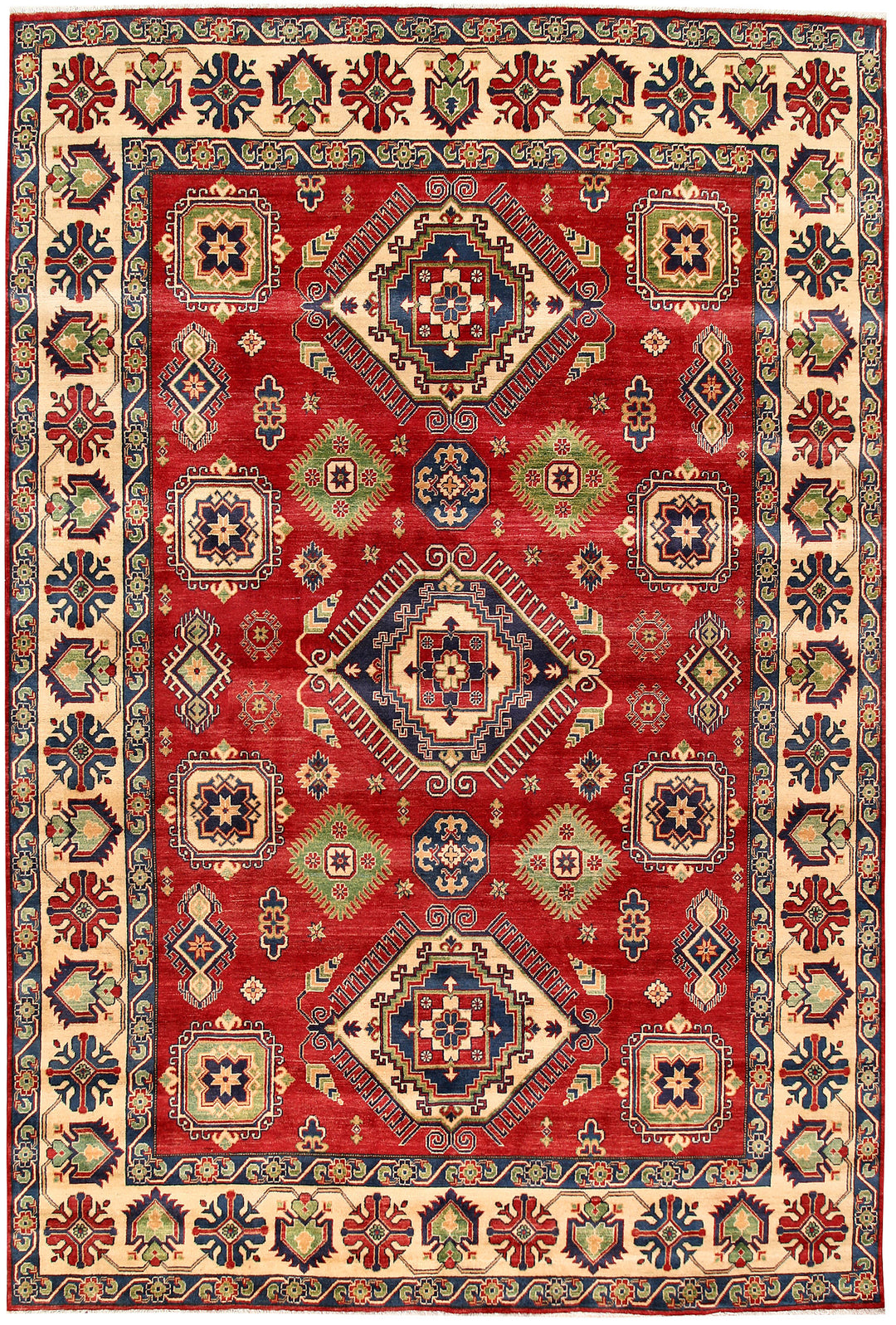 Firebrick Kazak 8' 11 x 11' 11 - No. 63058 - ALRUG Rug Store