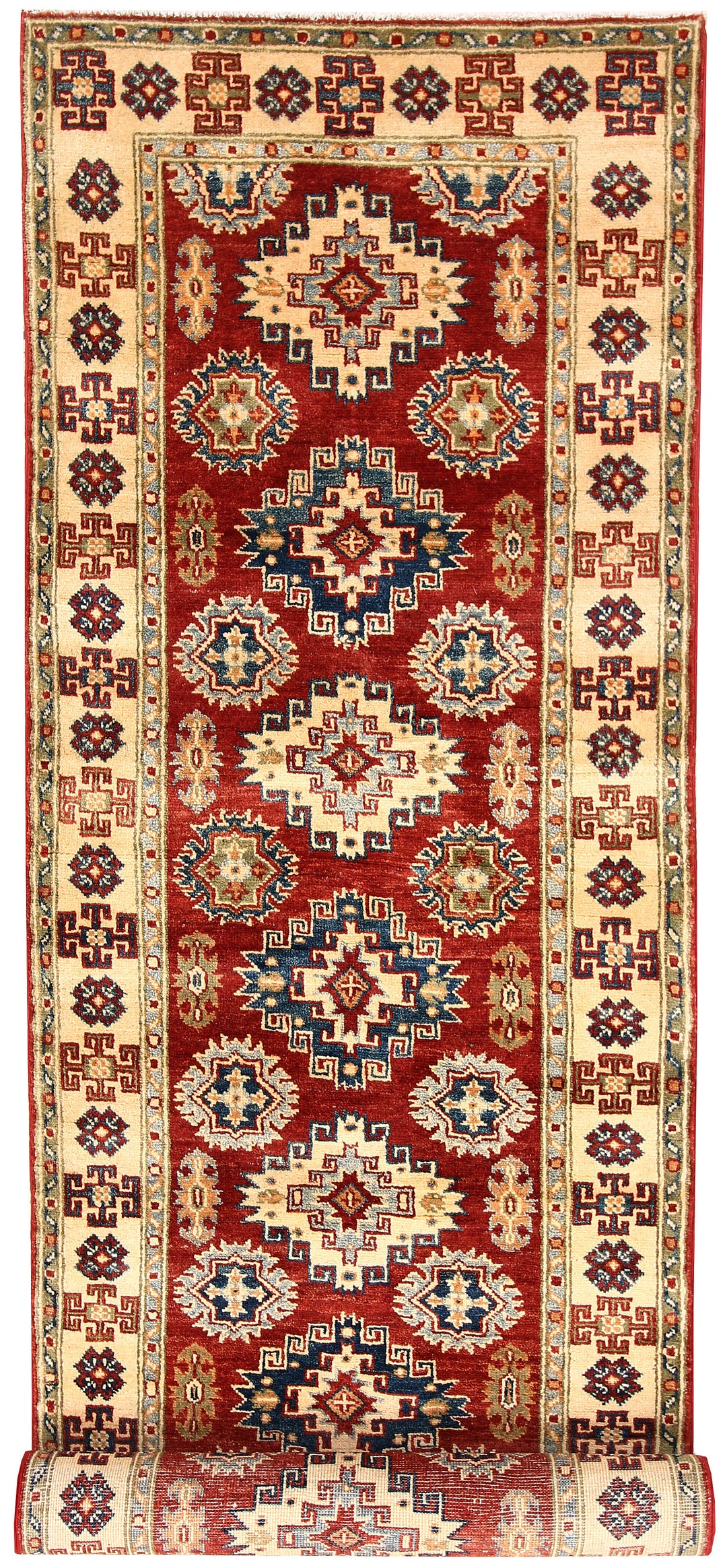 Firebrick Kazak 2' 9 x 9' 5 - No. 63079 - ALRUG Rug Store