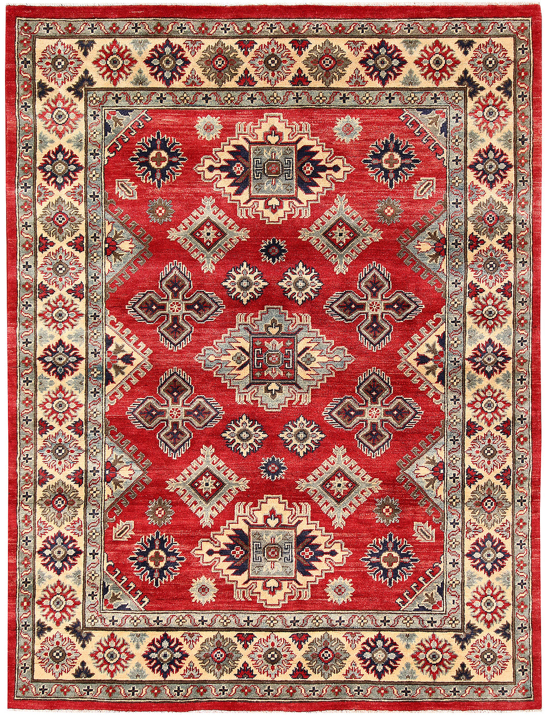 Firebrick Kazak 5' x 6' 7 - No. 63096 - ALRUG Rug Store