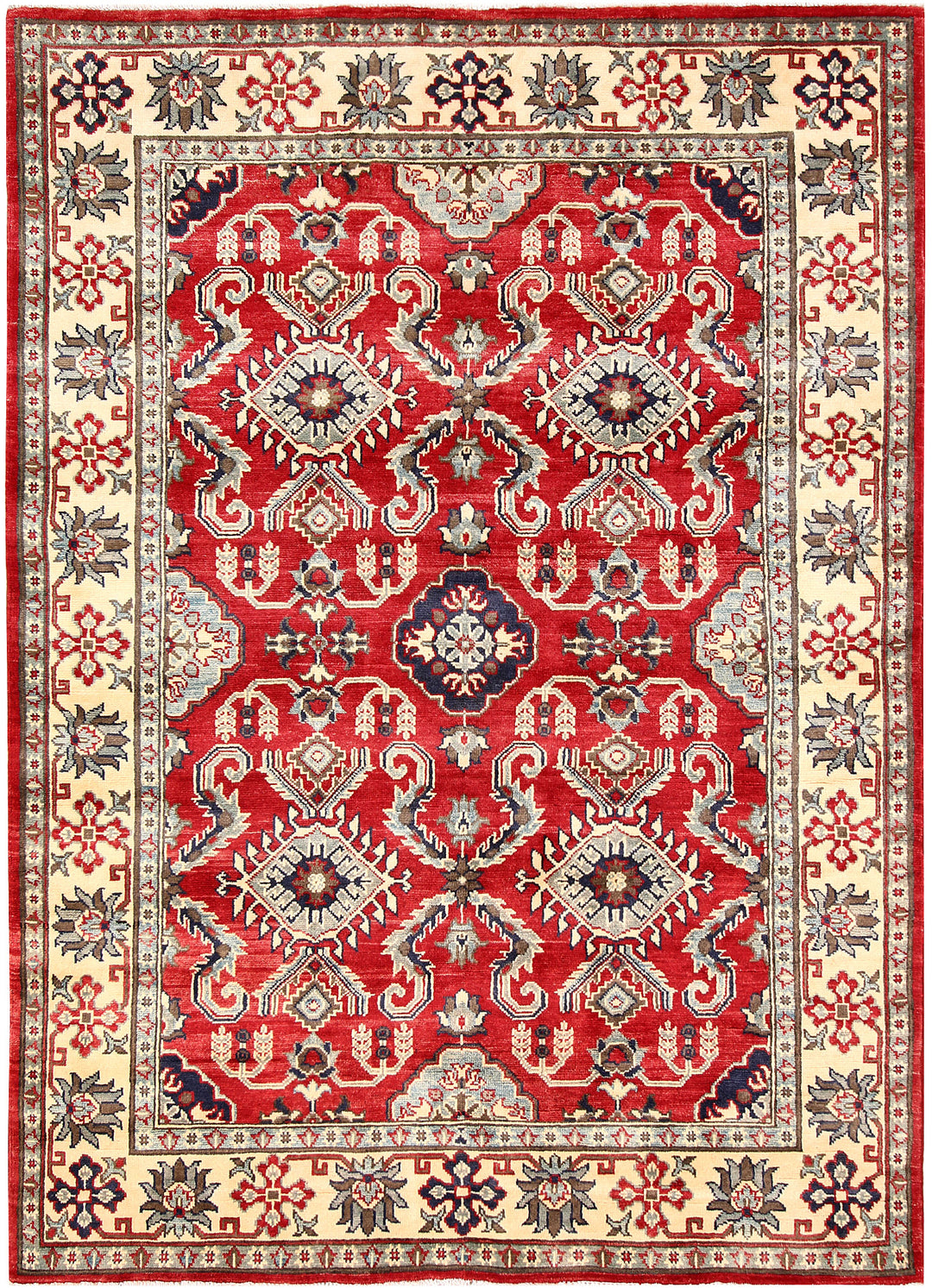 Firebrick Kazak 4' 11 x 6' 11 - No. 63098 - ALRUG Rug Store
