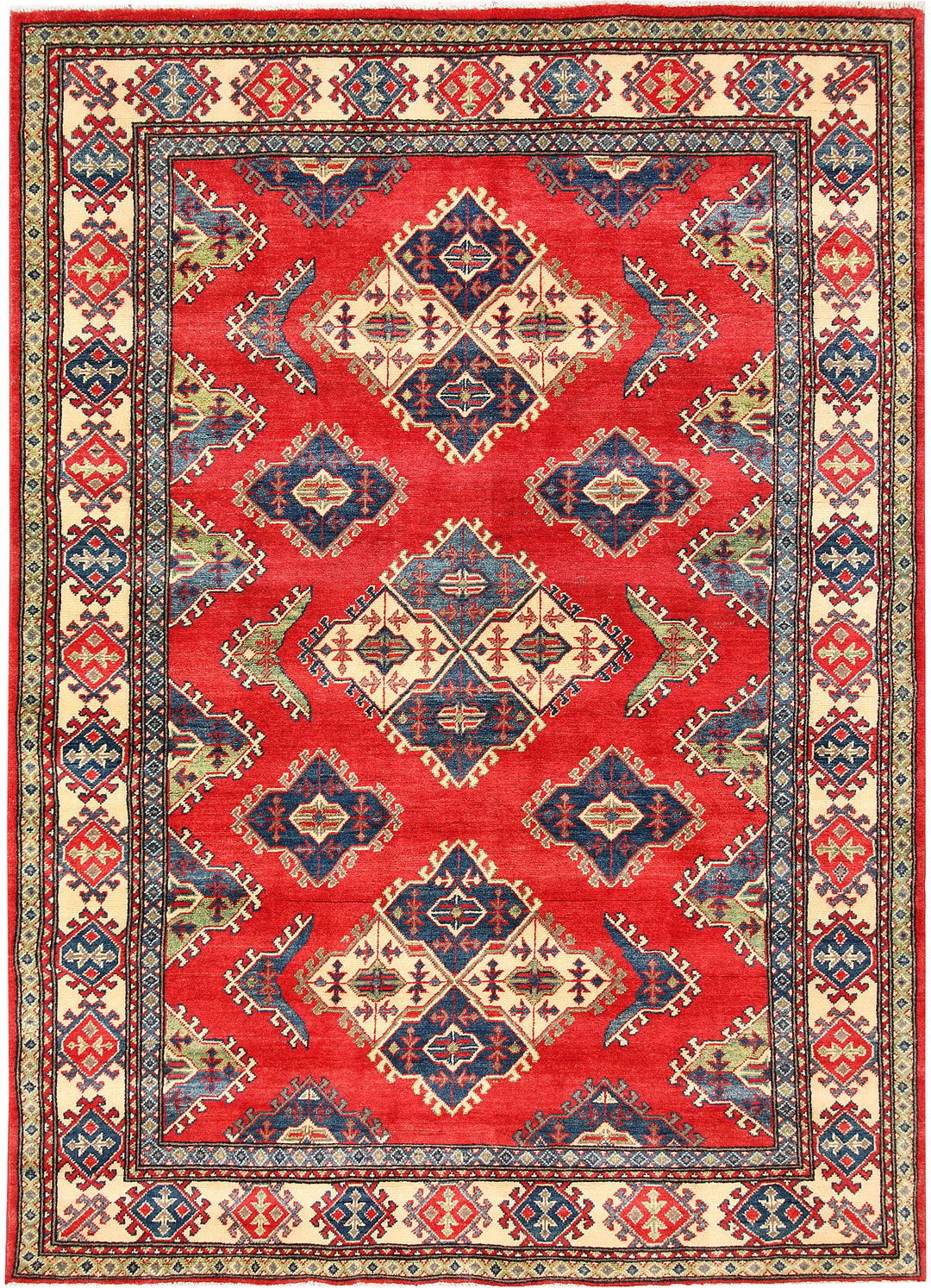 Firebrick Kazak 5' 9 x 7' 10 - No. 63105 - ALRUG Rug Store