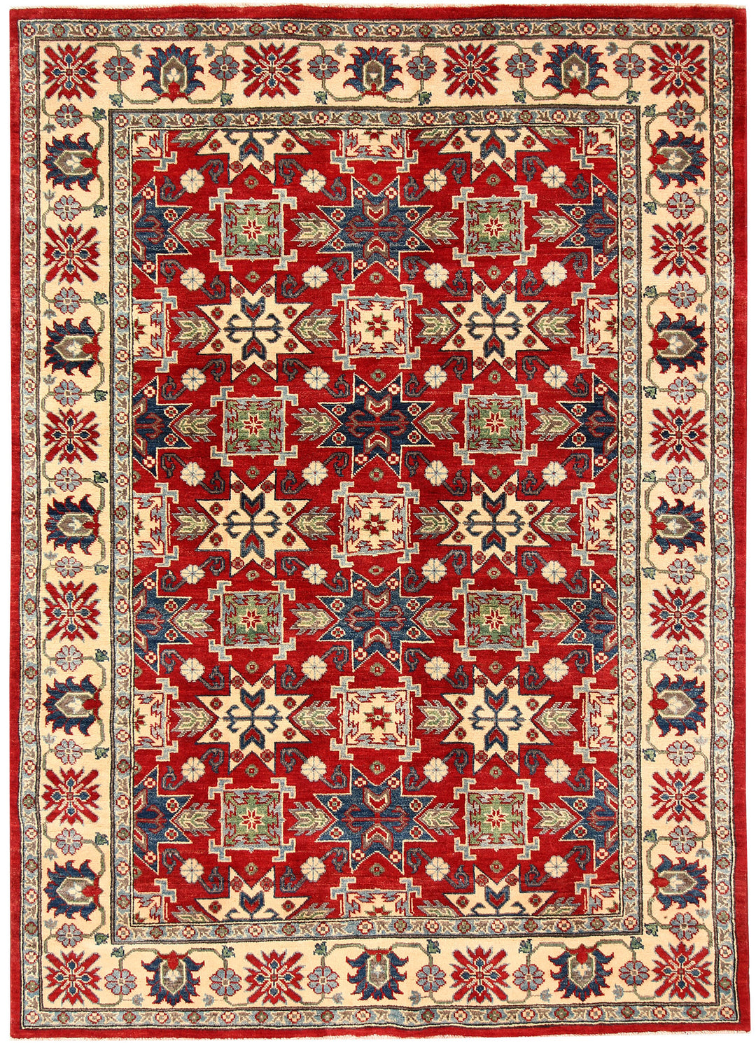 Firebrick Kazak 5' 10 x 7' 8 - No. 63107 - ALRUG Rug Store