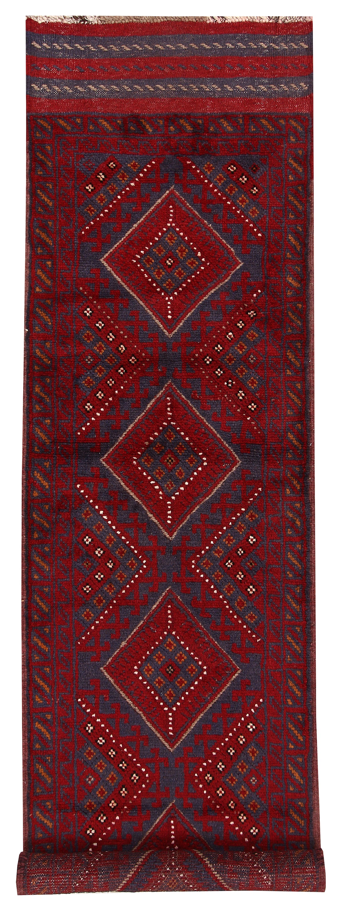 Firebrick Mashwani 2' 2 x 7' 11 - No. 63144 - ALRUG Rug Store