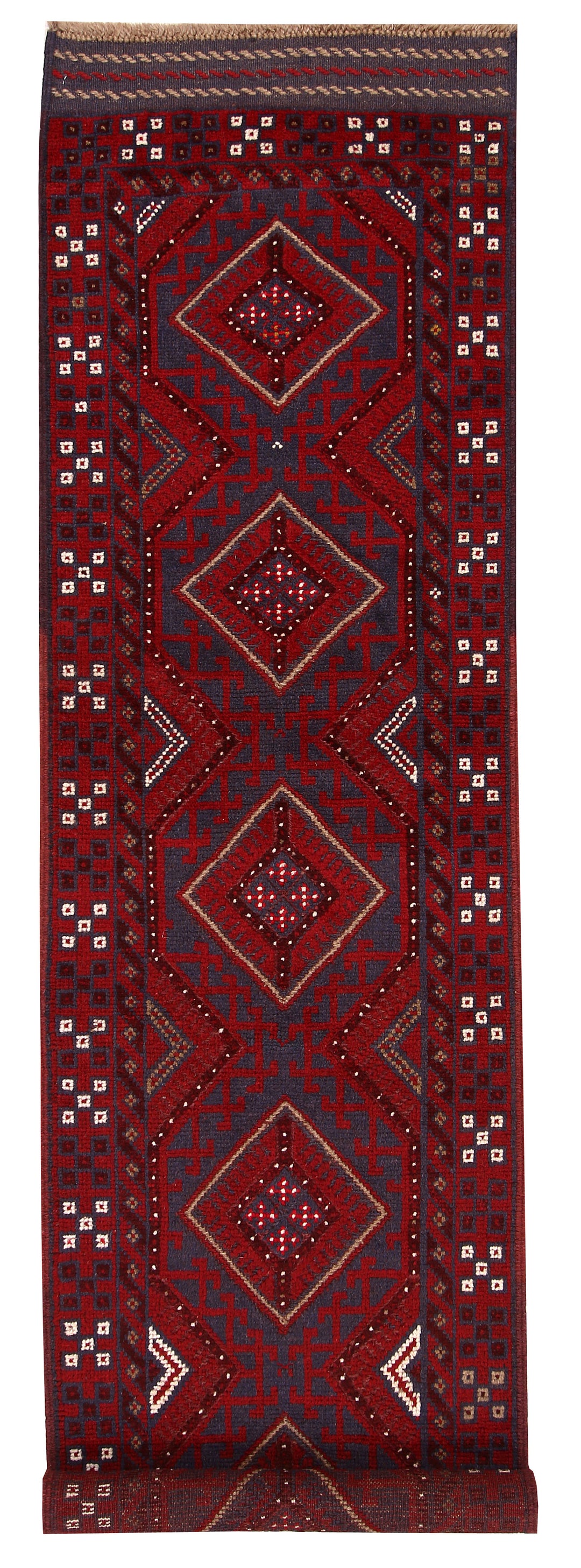Firebrick Mashwani 2' x 7' 8 - No. 63150 - ALRUG Rug Store