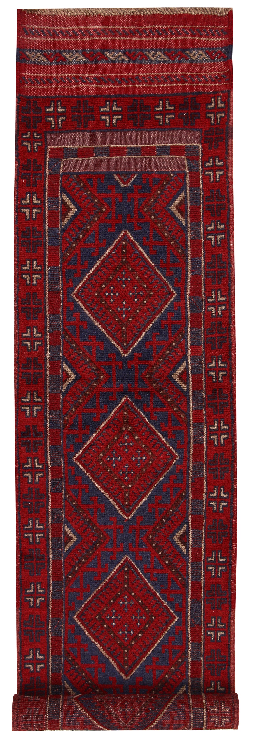 Firebrick Mashwani 2' x 8' 9 - No. 63153 - ALRUG Rug Store