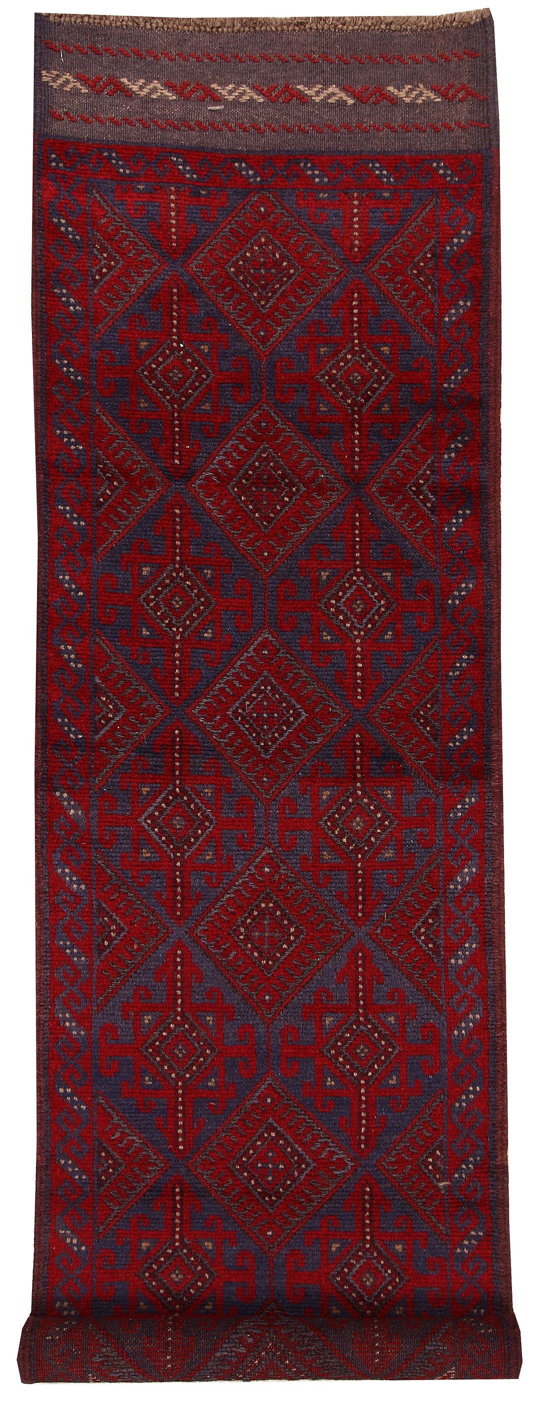 Firebrick Mashwani 2' 1 x 7' 11 - No. 63164 - ALRUG Rug Store