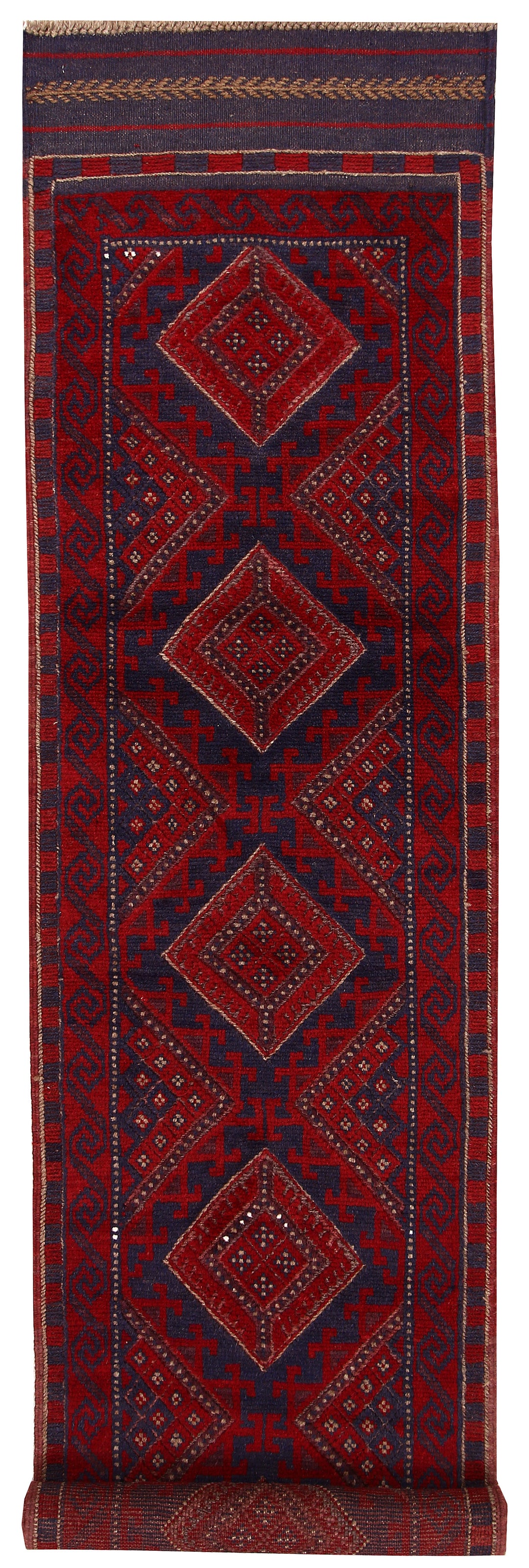 Firebrick Mashwani 2' x 8' 1 - No. 63169 - ALRUG Rug Store