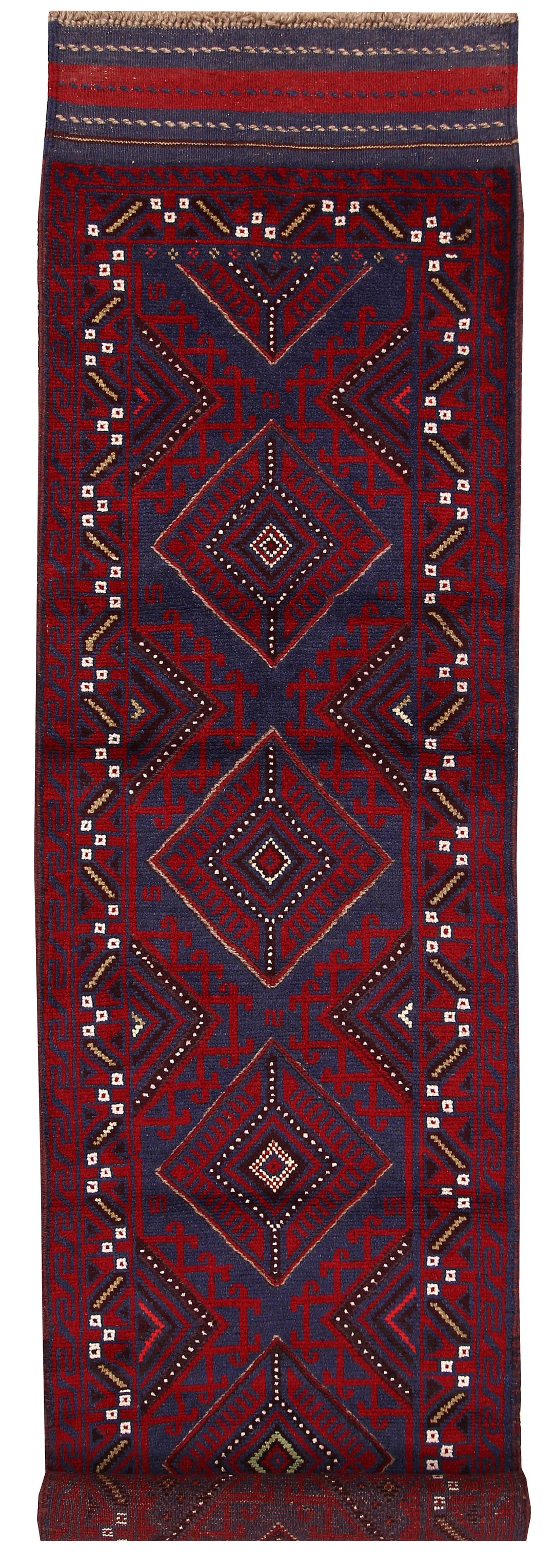 Firebrick Mashwani 2' x 7' 11 - No. 63170 - ALRUG Rug Store
