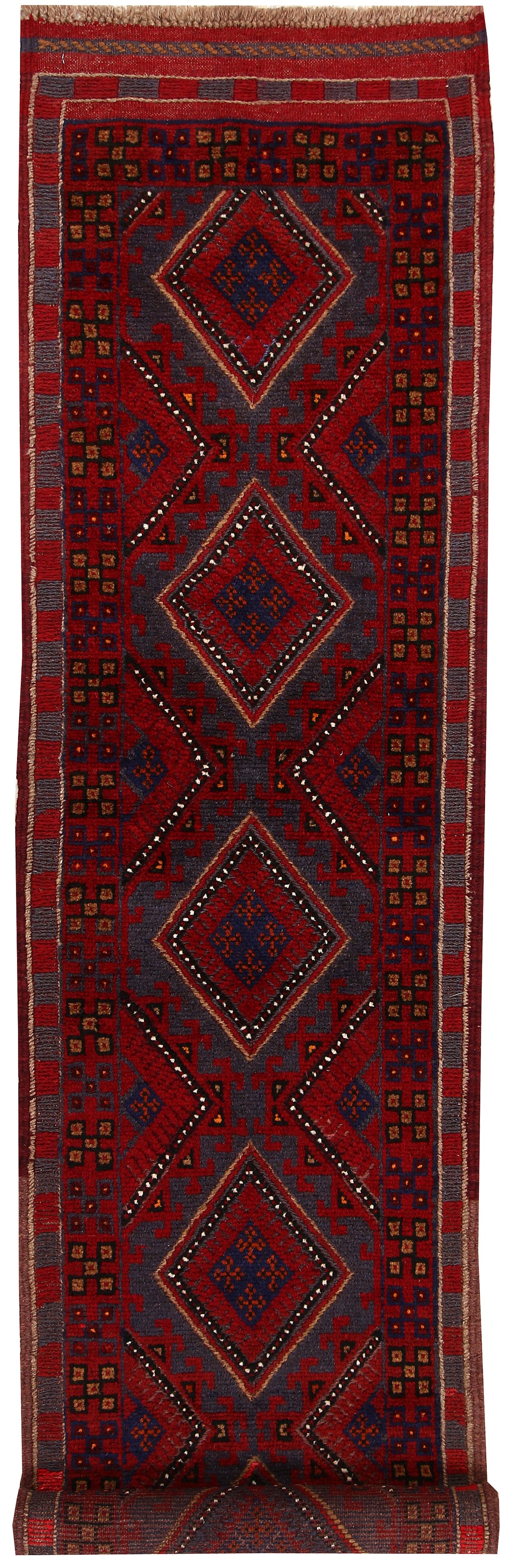 Firebrick Mashwani 2' x 7' 9 - No. 63177 - ALRUG Rug Store