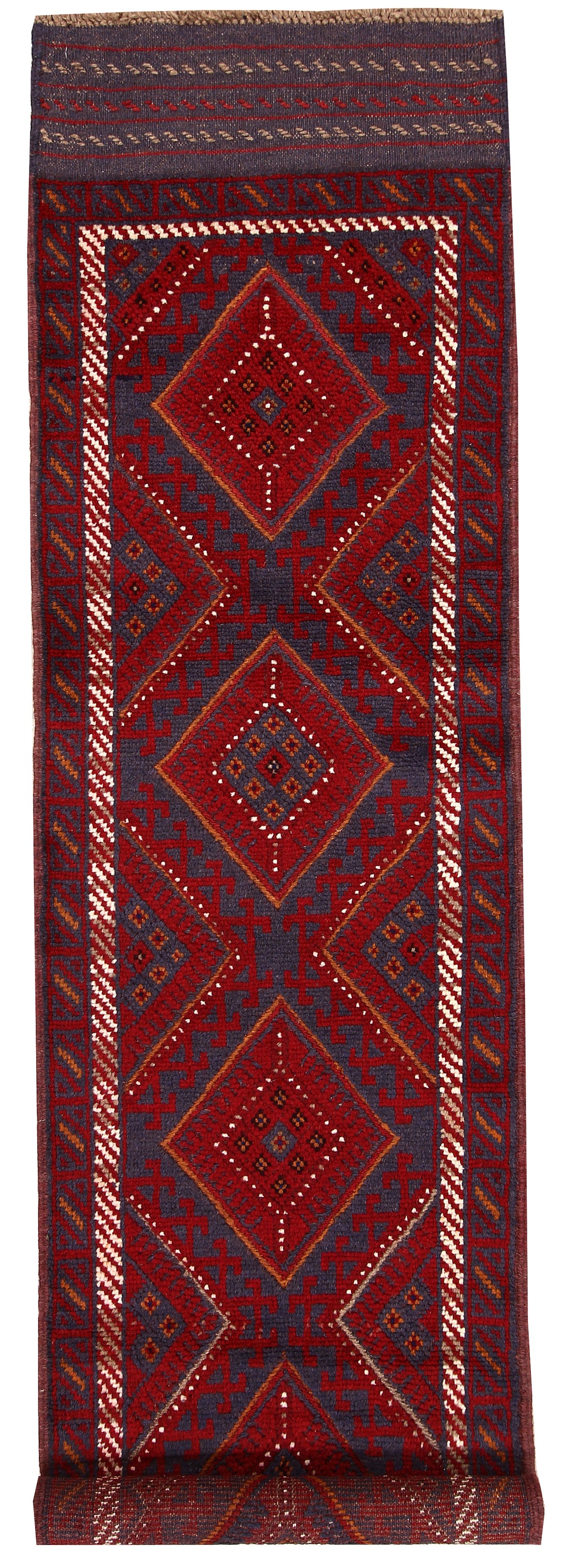 Firebrick Mashwani 2' x 8' - No. 63186 - ALRUG Rug Store
