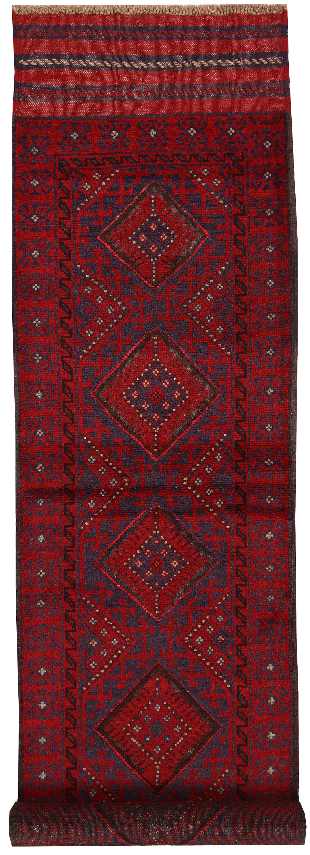 Firebrick Mashwani 2' 1 x 8' 4 - No. 63201 - ALRUG Rug Store