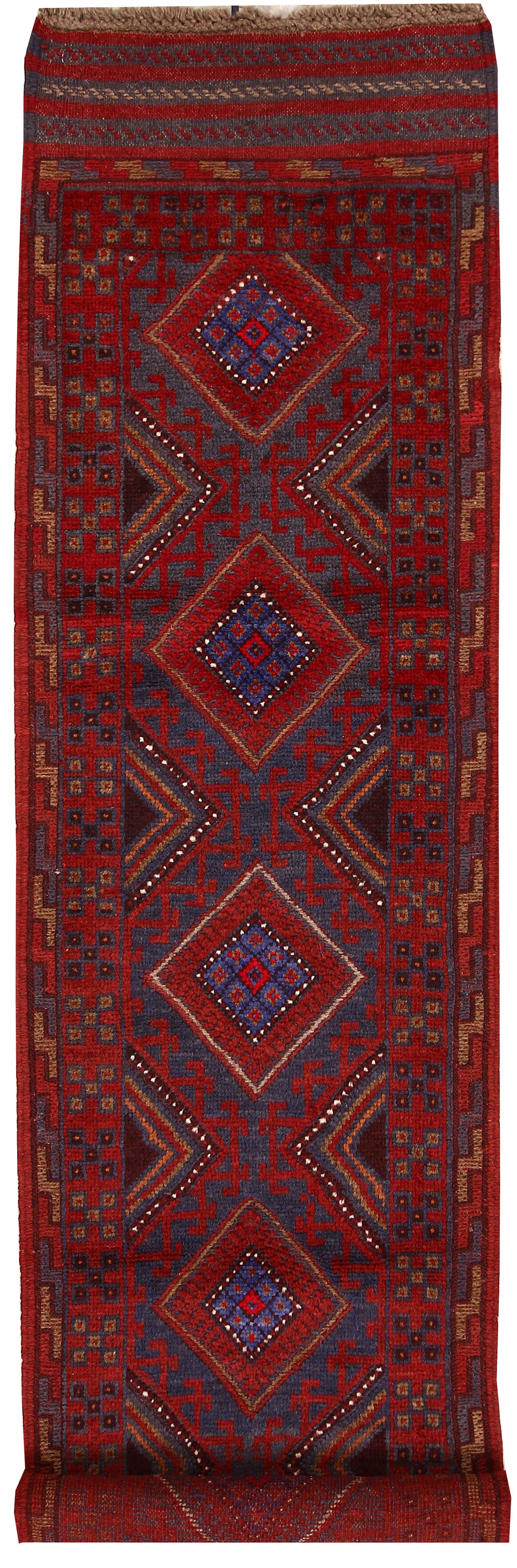 Firebrick Mashwani 2' x 8' 2 - No. 63203 - ALRUG Rug Store