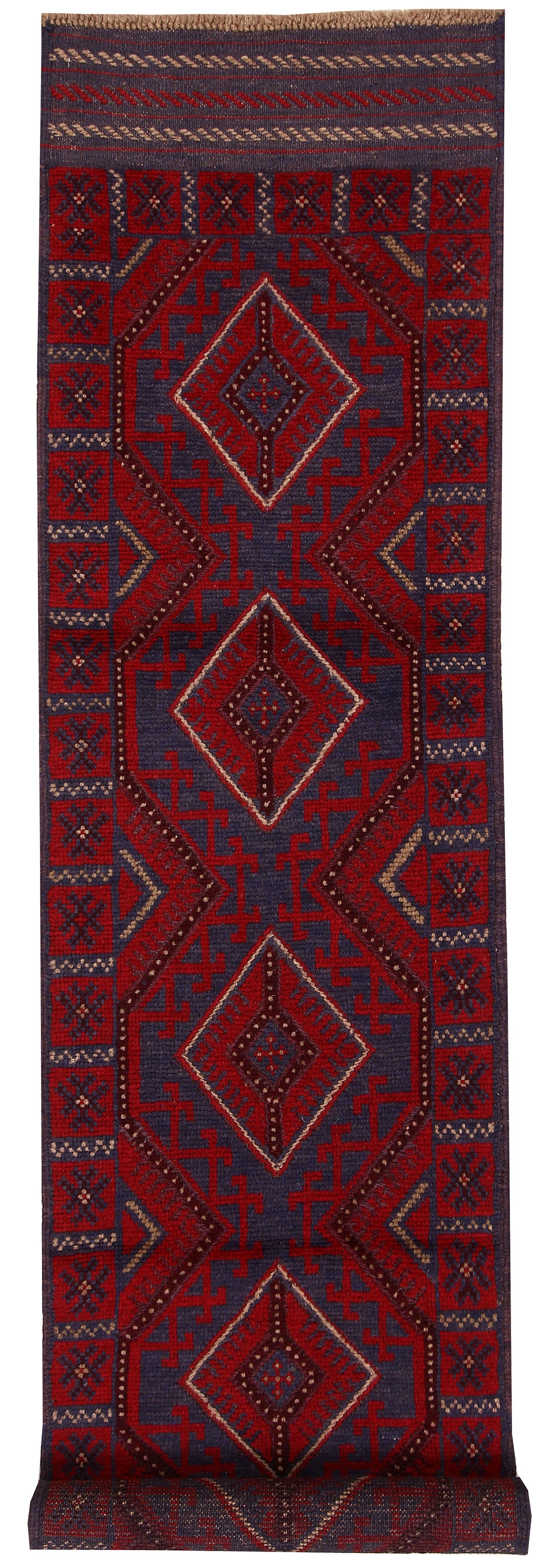 Firebrick Mashwani 2' x 8' 4 - No. 63209 - ALRUG Rug Store