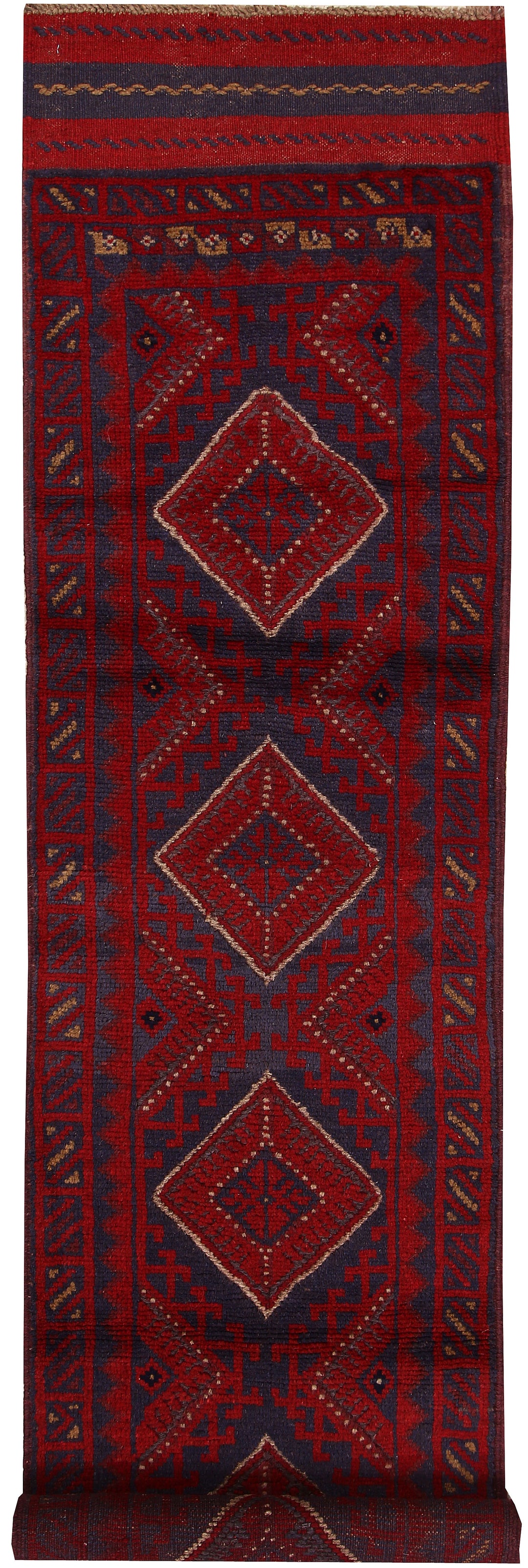 Firebrick Mashwani 2' 1 x 8' - No. 63215 - ALRUG Rug Store