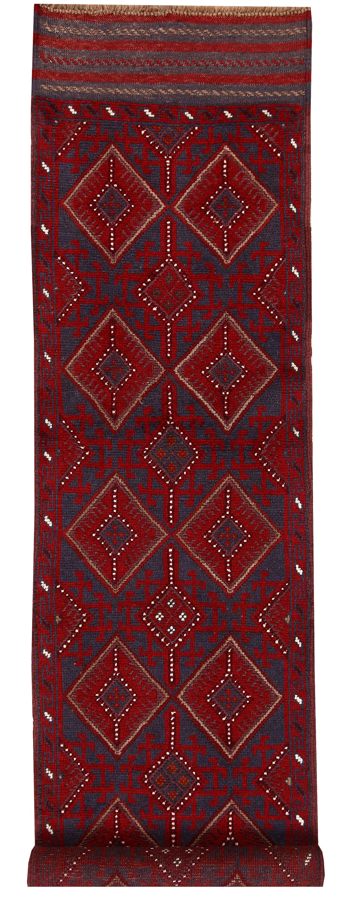 Firebrick Mashwani 2' 1 x 8' 6 - No. 63223 - ALRUG Rug Store