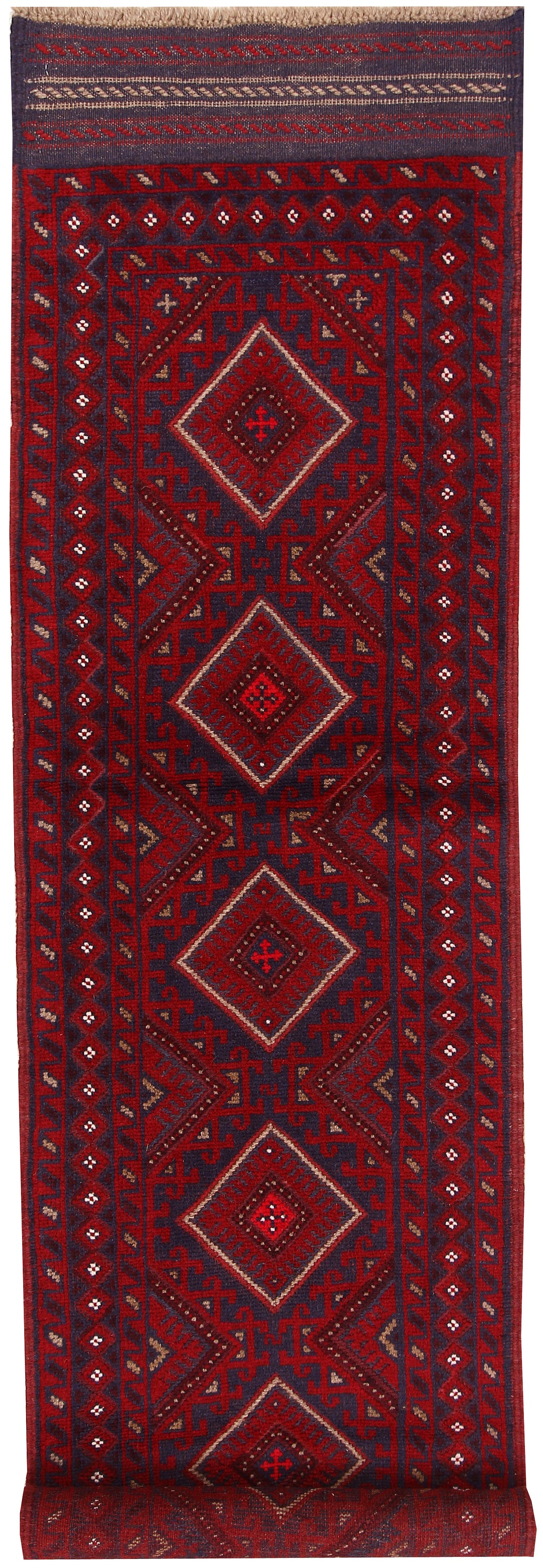 Firebrick Mashwani 2' x 8' 2 - No. 63224 - ALRUG Rug Store
