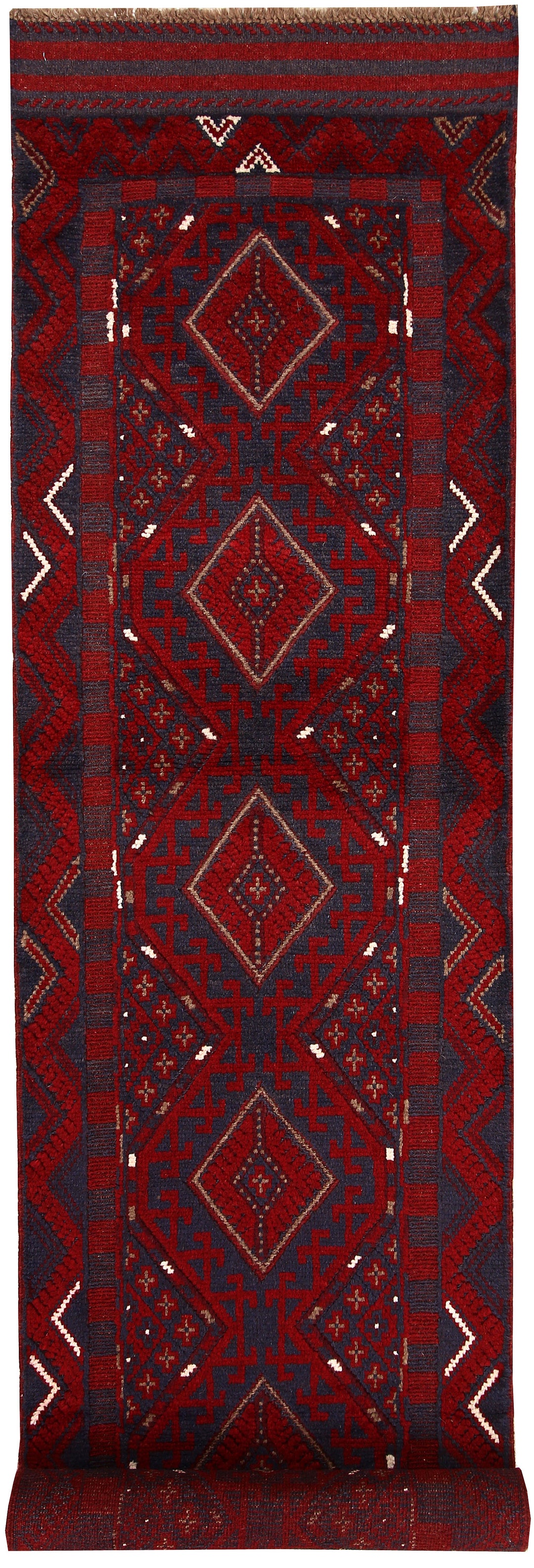 Firebrick Mashwani 2' 1 x 8' 7 - No. 63225 - ALRUG Rug Store
