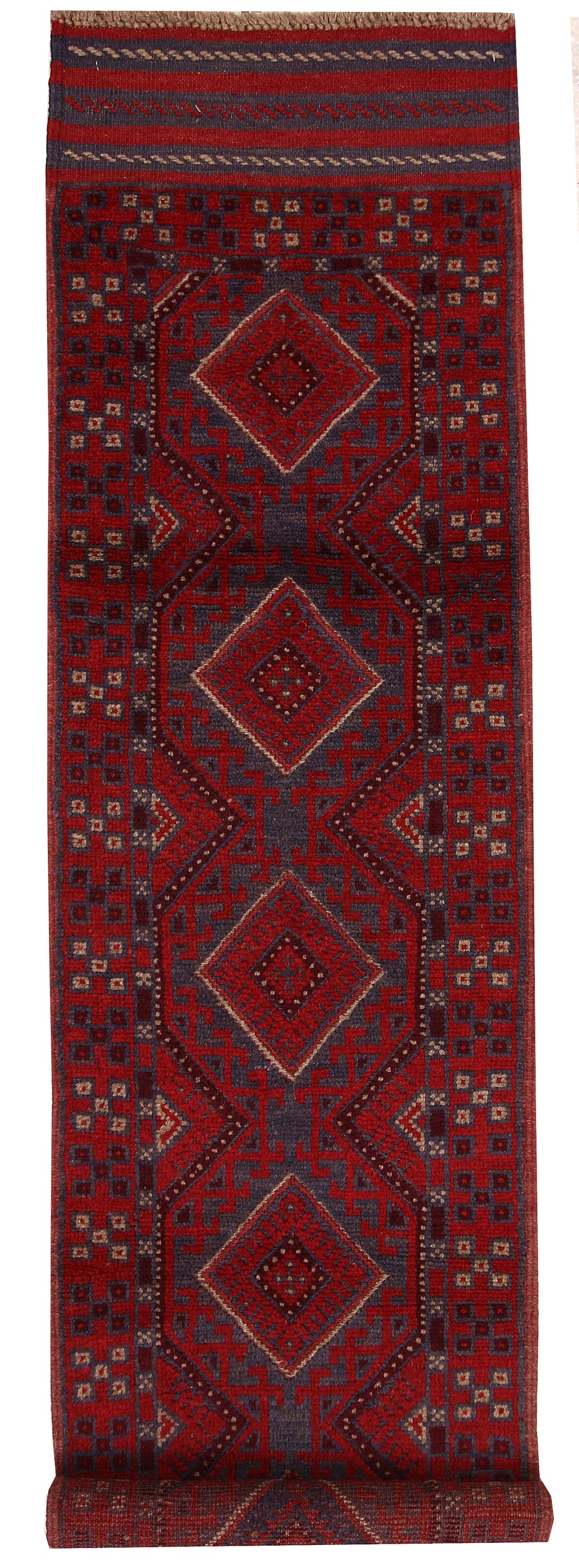 Firebrick Mashwani 2' x 7' 11 - No. 63226 - ALRUG Rug Store