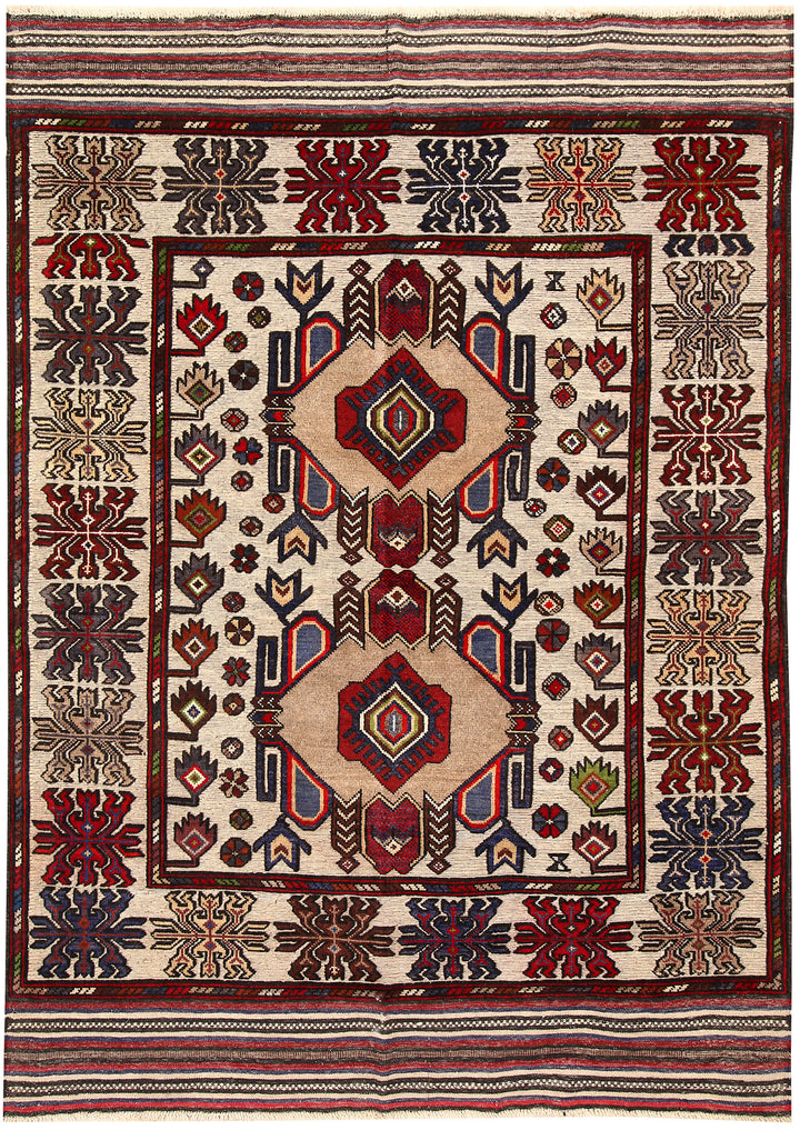 Bisque Barjasta 4' 6 x 6' 4 - No. 63244 - ALRUG Rug Store