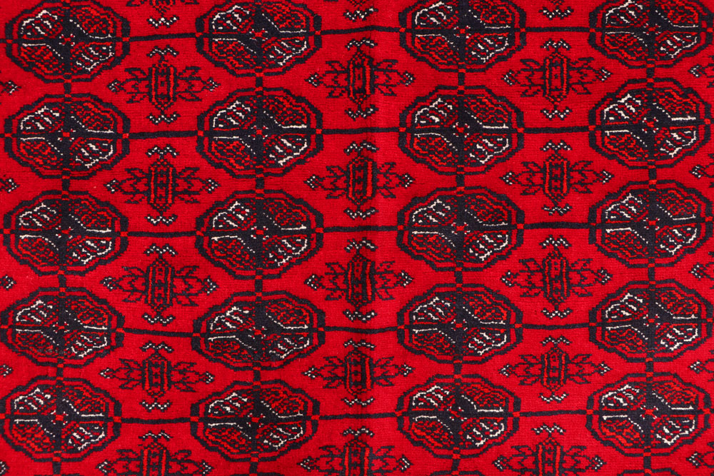 Dark Red Bokhara 4' x 5' 11 - No. 63285 - ALRUG Rug Store