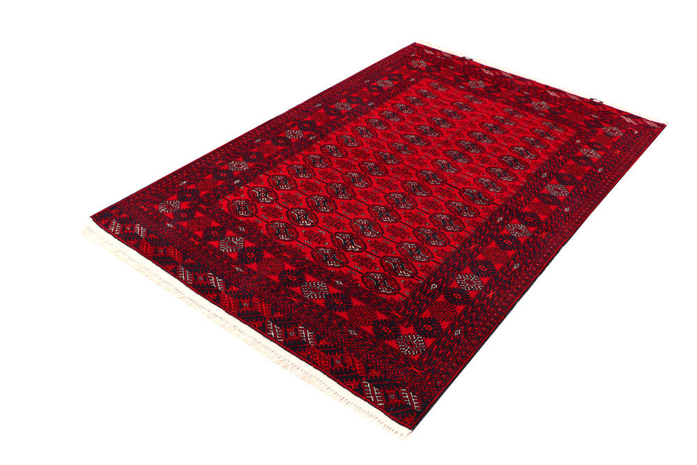 Dark Red Bokhara 4' x 5' 11 - No. 63285 - ALRUG Rug Store