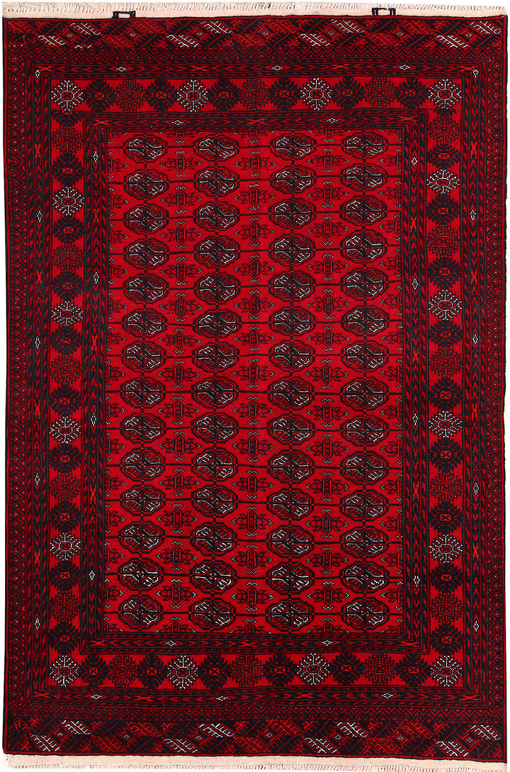 Dark Red Bokhara 4' x 5' 11 - No. 63285 - ALRUG Rug Store