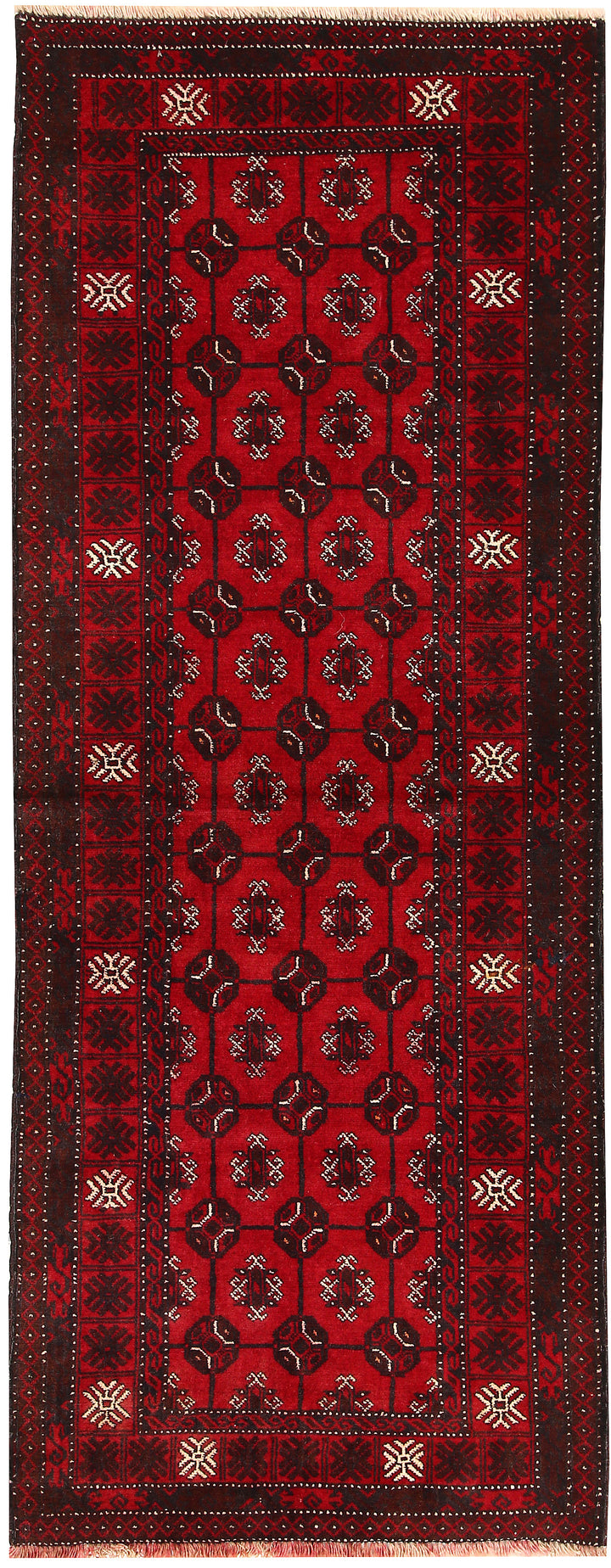 Dark Red Bokhara 2' 4 x 6' - No. 63298 - ALRUG Rug Store
