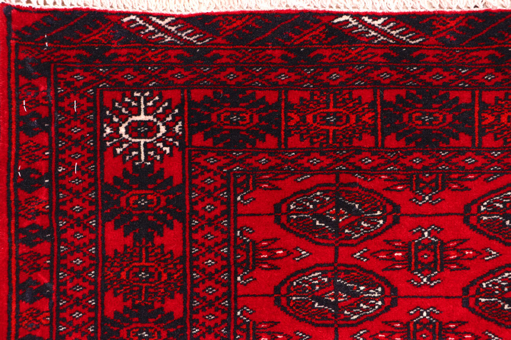 Dark Red Bokhara 2' 7 x 6' 1 - No. 63299 - ALRUG Rug Store