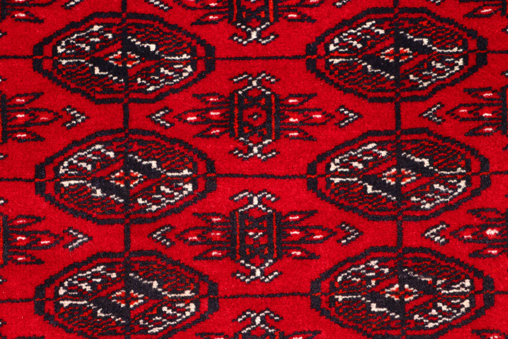 Dark Red Bokhara 2' 7 x 6' 1 - No. 63299 - ALRUG Rug Store