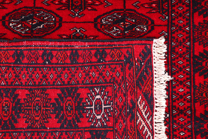 Dark Red Bokhara 2' 7 x 6' 1 - No. 63299 - ALRUG Rug Store