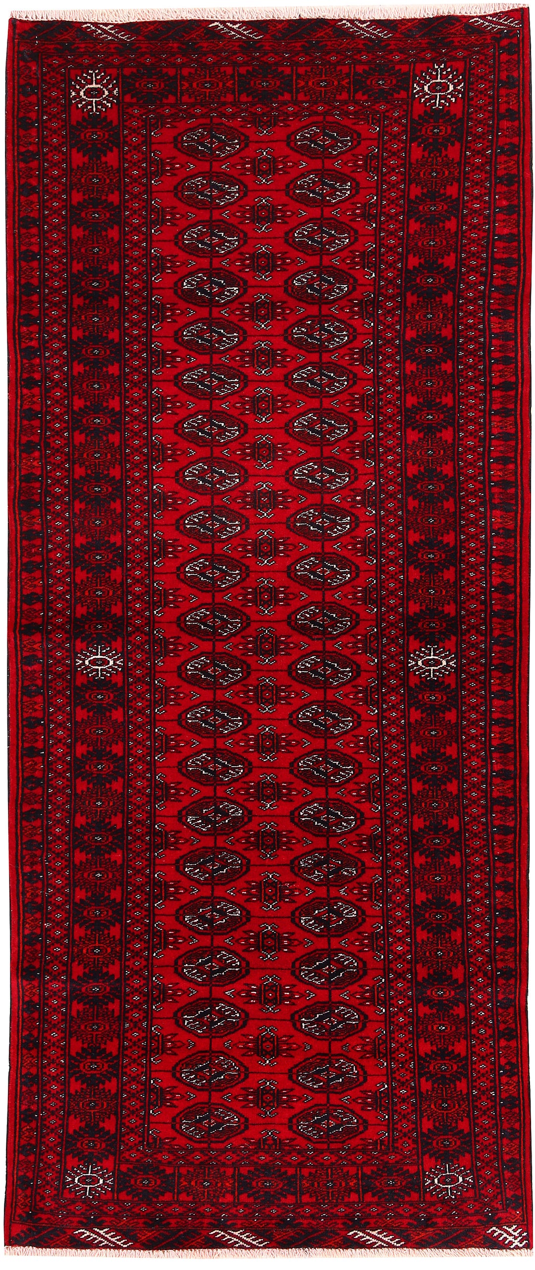 Dark Red Bokhara 2' 7 x 6' 1 - No. 63299 - ALRUG Rug Store