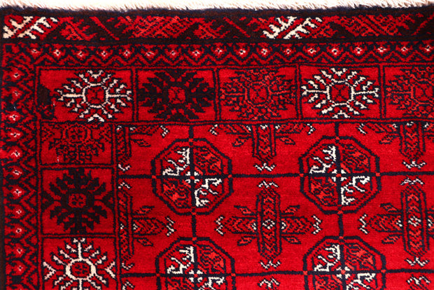 Dark Red Bokhara 2' 6 x 6' 3 - No. 63300 - ALRUG Rug Store