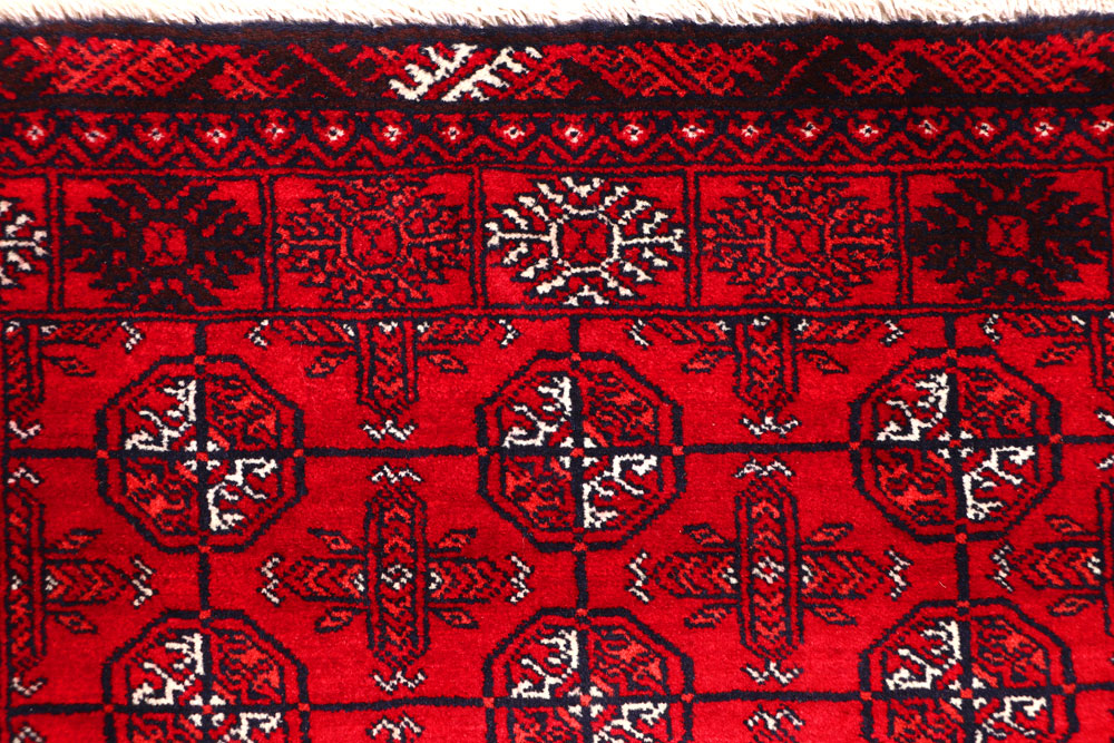 Dark Red Bokhara 2' 6 x 6' 3 - No. 63300 - ALRUG Rug Store