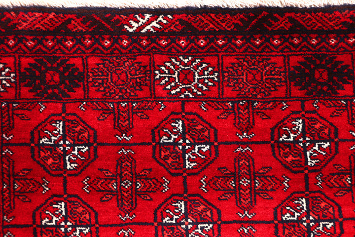 Dark Red Bokhara 2' 6 x 6' 3 - No. 63300 - ALRUG Rug Store